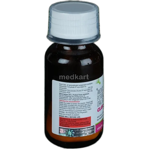 clavam bid dry syrup 30 ml